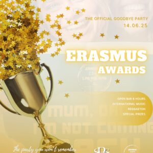 GOODBYE PARTY – Erasmus Awards 2024/25 (BUS NOT INCLUDED)